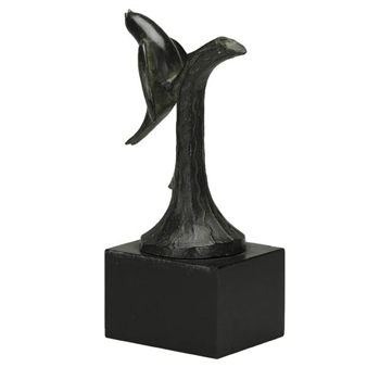 Untitled (Bird on Branch) - Sylvia Shaw Judson