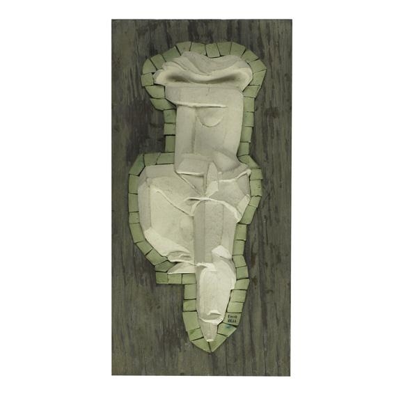 Artwork by Enid Diack Bell, Untitled, Made of Plaster on wood relief