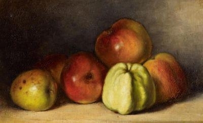 still life with apples