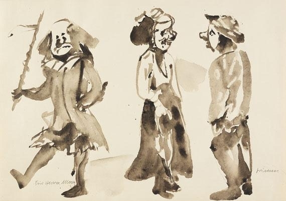 Drei Figuren (Rummelpott) by Willem Grimm, 1970