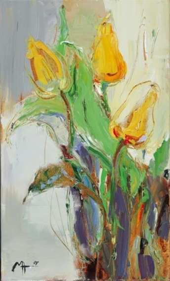 Yellow Tulips by Alina Maksimenko