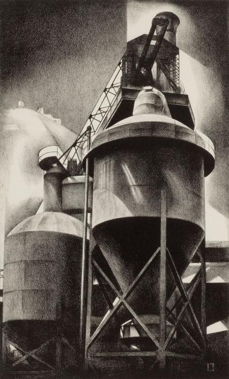 Artwork by Louis Lozowick, Tanks #2, Made of Lithograph