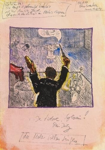 OHNE TITEL (AUS DER SERIE: THE RAKE'S PROGRESS) / UNTITLED (FROM THE SERIES: THE RAKE'S PROGRESS) by Jörg Immendorff, 1994