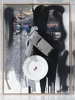 La revoluzzione del consumo n. 1 by Wolf Vostell, 1990