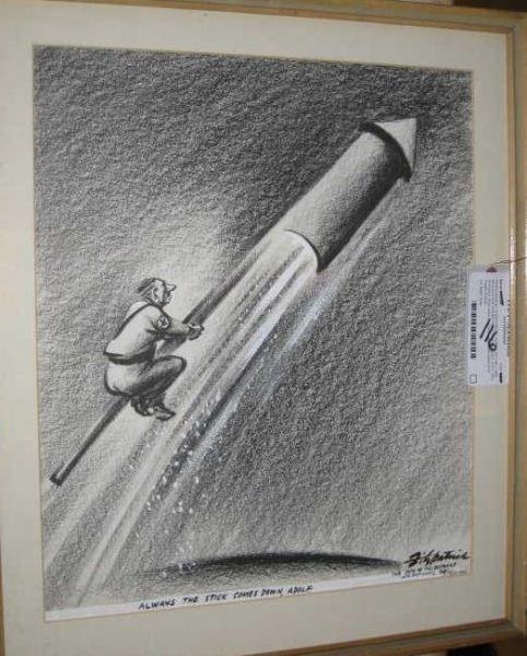 Daniel R. Fitzpatrick | Always the stick comes down, Adolf, July 1941 ...