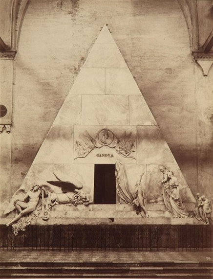 Piazzeta with a Gondola, Venice and Interior of the Nave of Aanta Maria Gloriosa dei Frari: Two Works by Carlo Naya, circa 1860-1869