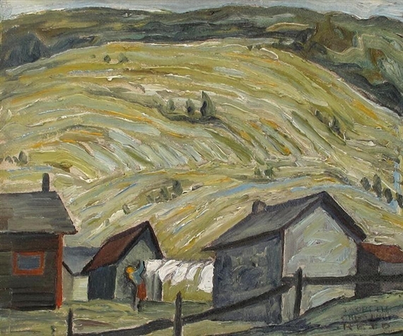HALLS LAKE by Isobelle Chestnut Reid, 1940