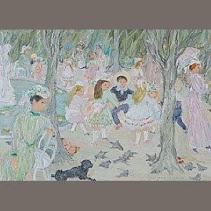 Au parc Monceau by Jocelyne Seguin