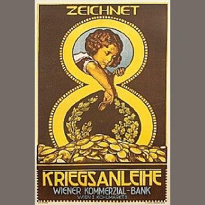 Two works: Zeichnet 8 Kriegsanleihe; Le Temps est de l'Argent - Alfred Offner