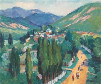Landscape - Maria Markovna Dzhagupova