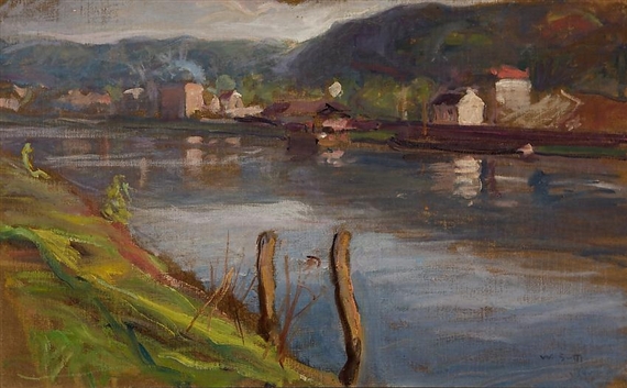 River Shore by Vilho Sjöström