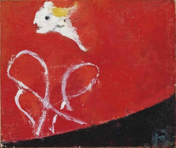 Amalassunta R by Osvaldo Licini, 1950