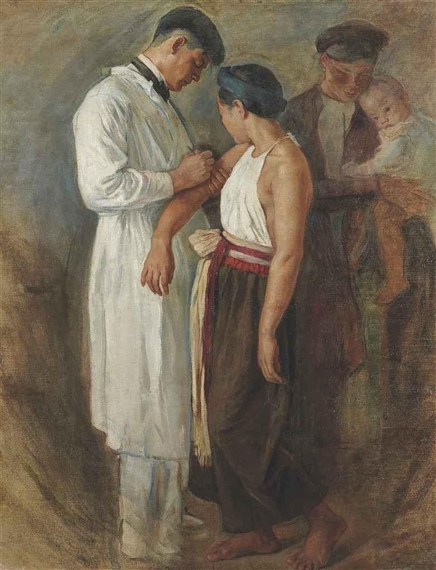 La Vaccination by Victor Tardieu, circa 1923