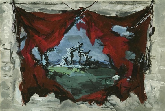 2 works: Set Designs for the Ballet "Le Nozze di Aurora" and the Opera "Pelléas et Mélisande"