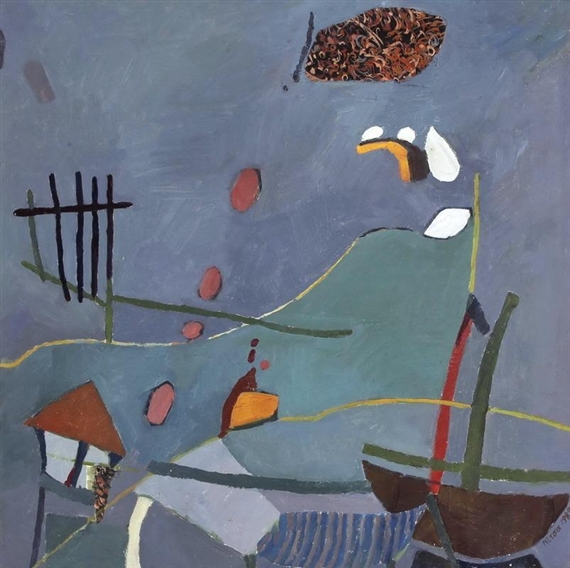 Without title by Nitsa Hadjigeorgiou, 1980