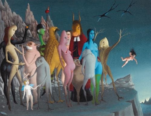 Le rendez-vous sur le bloksberg by Félix Labisse, 1976