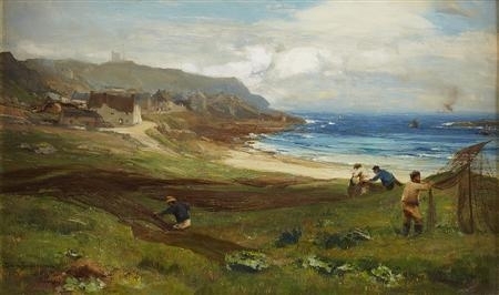 SENNEN COVE, CORNWALL by David Farquharson, 1985