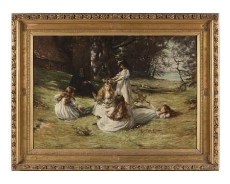 AN UNRECORDED CORONATION - INCHMAHONE (ISLES OF REST) A.D.1548 by Charles Martin Hardie, 1888