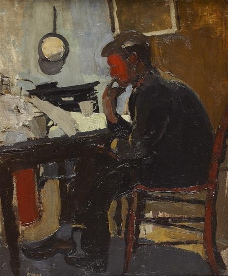 READING AT SUPPER by Joan Kathleen Hardy Eardley