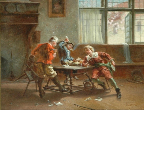 The Card Game by Ferdinand Fagerlin