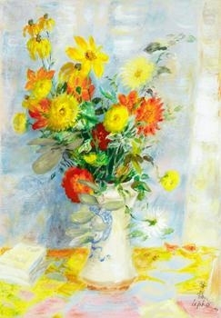 Flower in the Vase by Lê Ph?