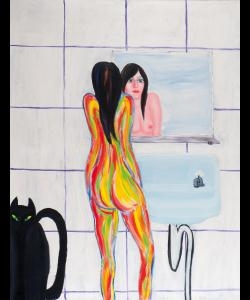 Artwork by Alphons Freijmuth, Untitled, Made of Oil on canvas