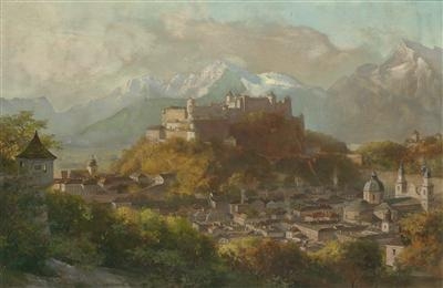 View of Hohensalzburg by Franz Kulstrunk