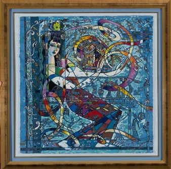 Abstract Scene with Woman - Ji Cheng