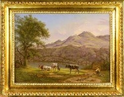 COWS IN THE PASTURE - Ascanio Di Brazzà