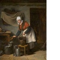 La laitière - Pierre Victor Olagnon