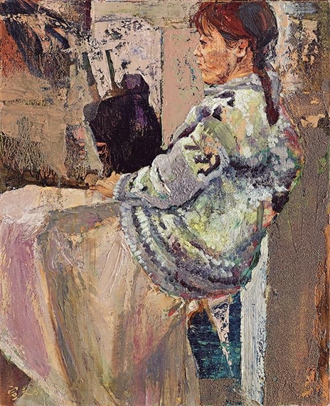 Lady by Qin Xuanfu, 1952