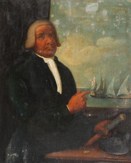 Portrait of a Naval Gentleman, thought to be Toussaint Louverture by South American School, 18th Century