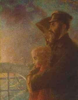 The Russian Emigrés by Lucien Lévy-Dhurmer, circa 1900