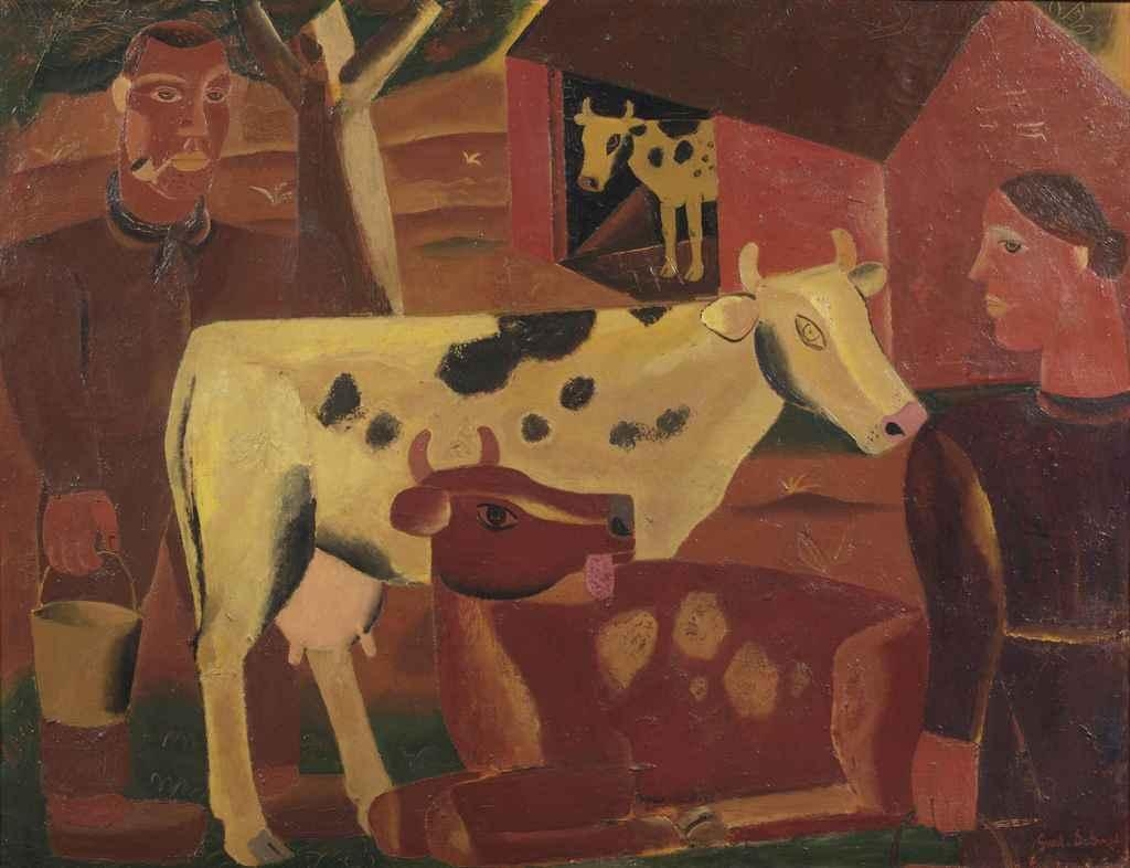 La vie du ferme by Gustave de Smet, 1928