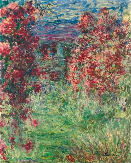 La maison dans les roses by Claude Monet, 1925