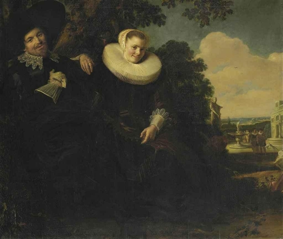 Hals Frans | Portrait of Isaac Massa and his wife Beatrix van der Laen ...