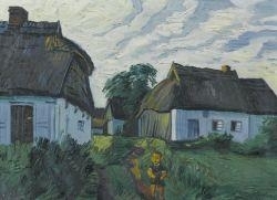 Pommersche Fischerkaten by Max Pechstein, 1927
