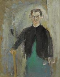 Hotel worker by Willy Leopold Guggenheim Varlin, Circa 1952