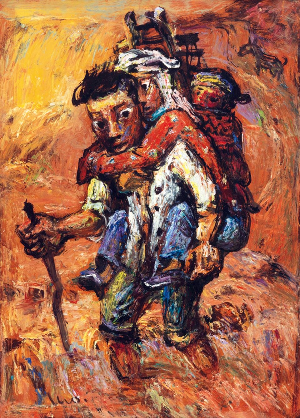 Luo Zhongli | Acrossing the River | MutualArt