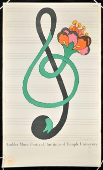 Milton Glaser | Temple University Music Festival/Institute (1968