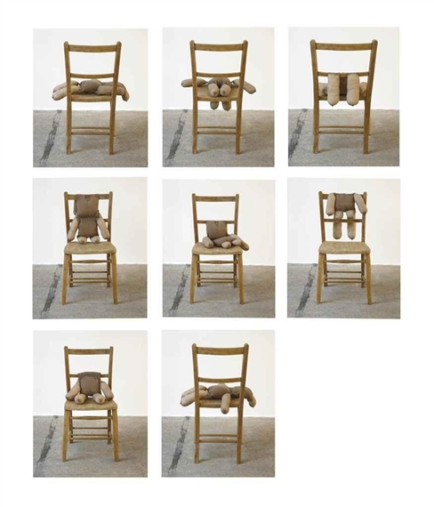 Tit Teddy Make Love by Sarah Lucas, 2012