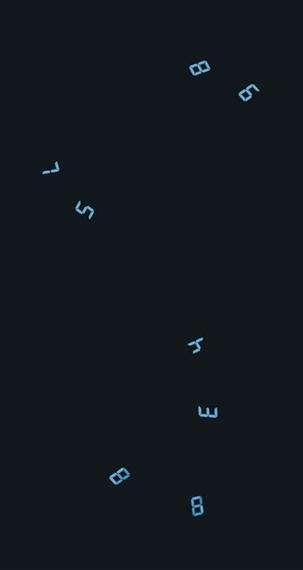 Time in Blue No. 15 by Tatsuo Miyajima, 1996