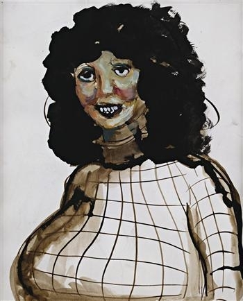 Smiling Girl by John Currin, 1993