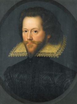 Portrait of Grey Brydges, 5th Baron Chandos (1578/9-1621) - William Larkin