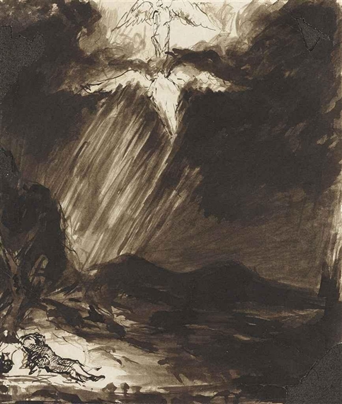Study of 'Jacob's Dream' by John Constable