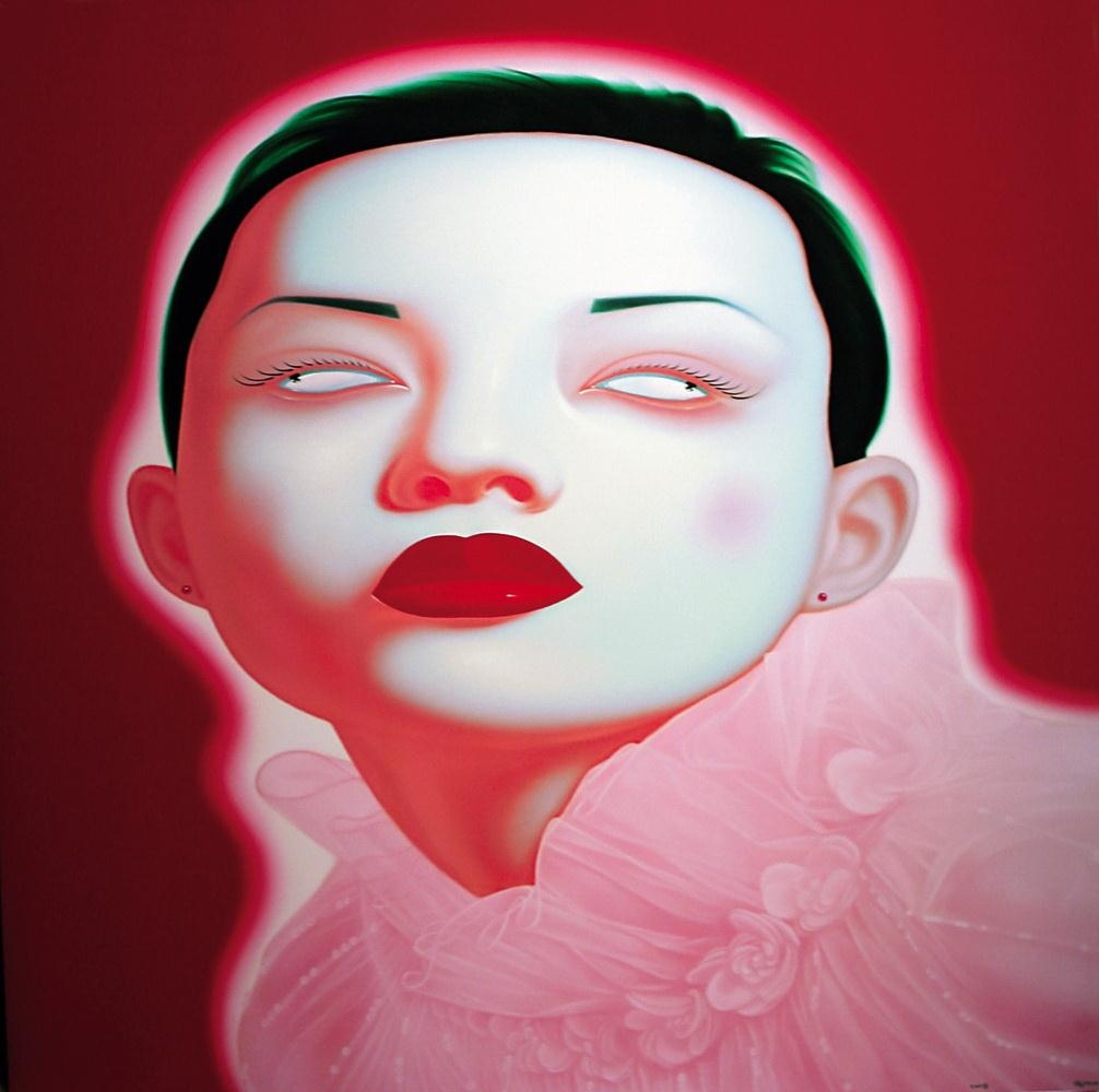 Feng Zhengjie | Chinese portrait K series 2007 No.7 (2008) | MutualArt