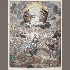 The Apotheosis of Hoche by James Gillray, 1798