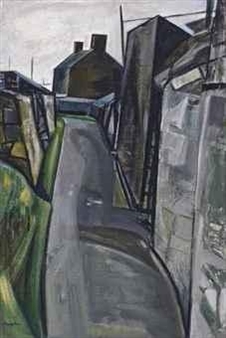 Street Scene, Cornwall - David Haughton