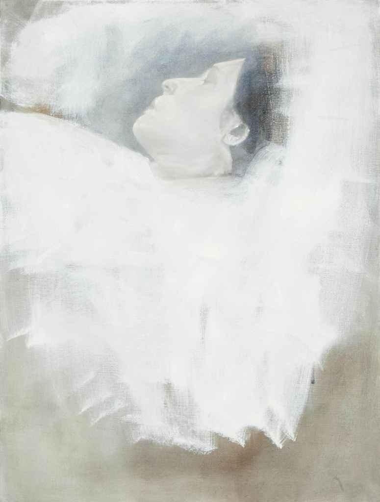 Artwork by Axel Geis, Liegende, Made of oil on canvas