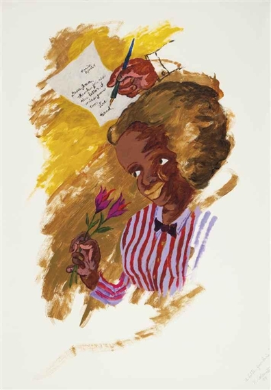 A Letter From Paris by Robert Colescott, 1989